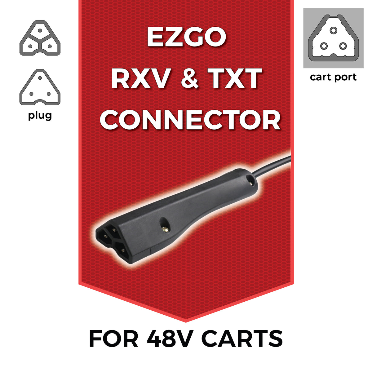 (Pro) FORM 48 Volt Golf Cart Battery Charger for EZGO RXV & TXT 48V
