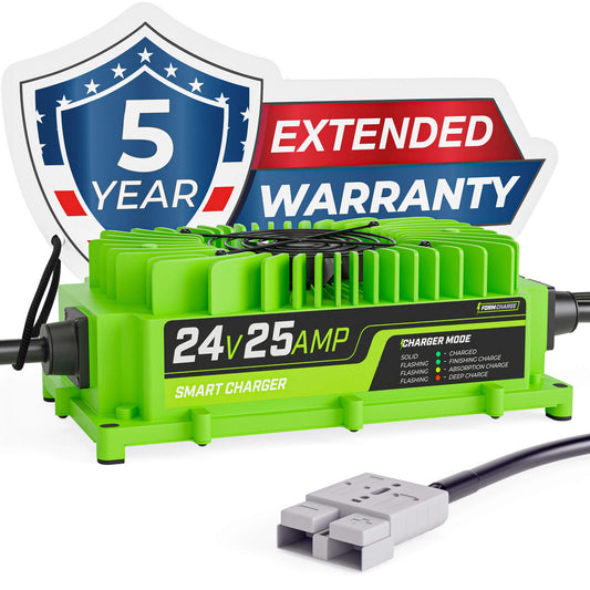 24V 25A Battery Charger - Forklift, Electric Pallet Jack, Floor Scrubber - Lead Acid