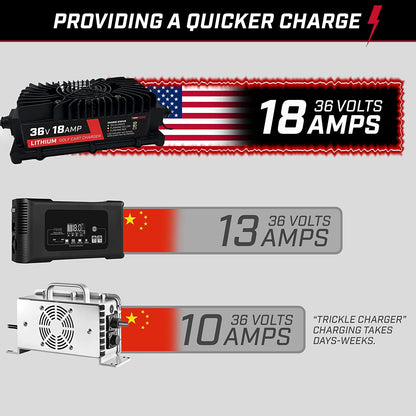 FORM 36V Lithium Golf Cart Charger - 43.8 Volt Output