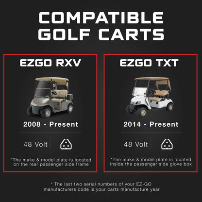 EZGO 48V Golf Cart Charger - RXV & TXT - Lead Acid - PRO VERSION