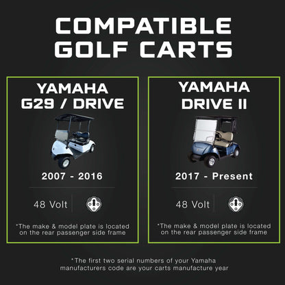 FORM 48 Volt Golf Cart Battery Charger for Yamaha G29 Drive & Drive 2 - 48V Lithium, LiFePO4, Lead Acid - ELITE VERSION