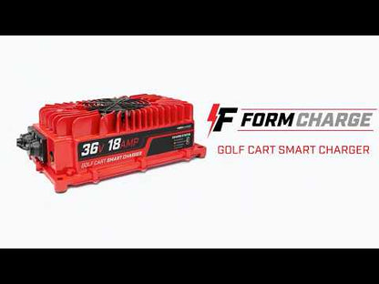 FORM 36V 18A Golf Cart Charger for Club Car, EZGO & Yamaha -Crowfoot Plug - Lead Acid